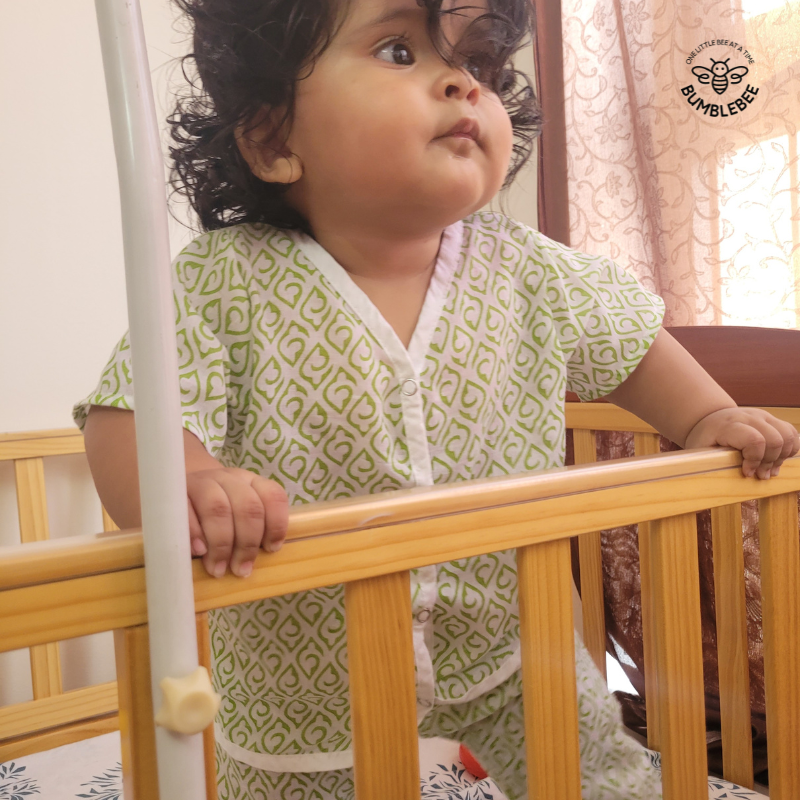 Sea Green Cotton Co-Ord Set Full Sleeves