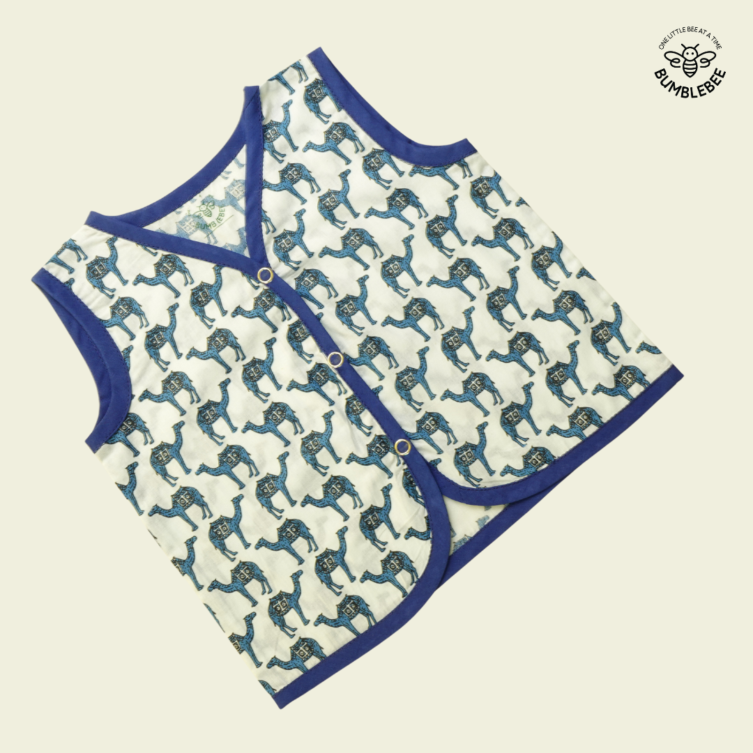 Blue Camels Cotton Jabla Top