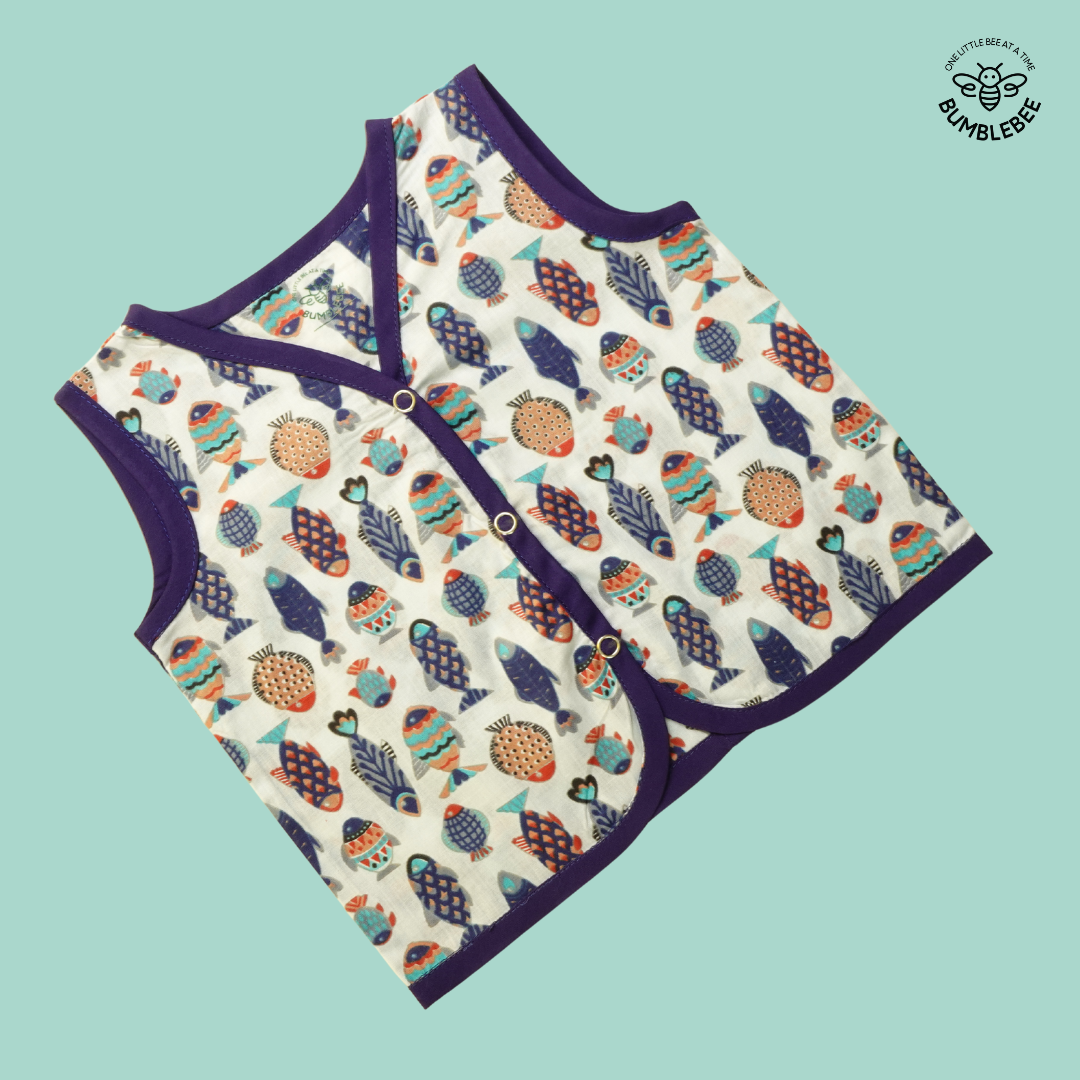 Blue Fish Cotton Jabla Top